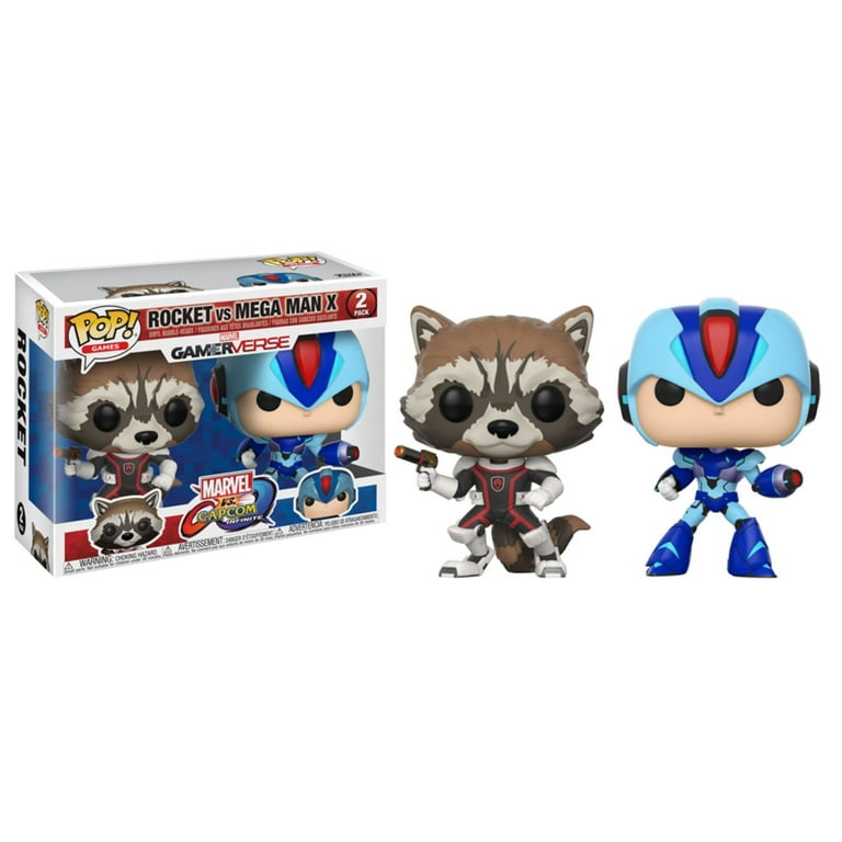Funko POP Capcom vs. Marvel - Rocket Racoon and Megaman - Walmart.com