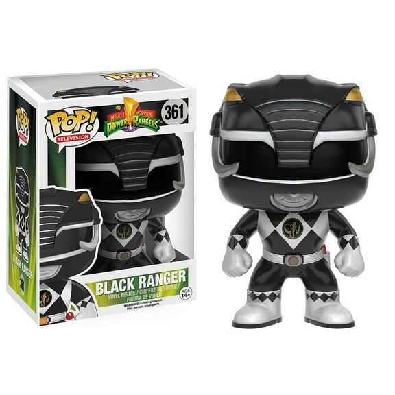Funko POP TV: Power Rangers - Black Ranger Vinyl Figure