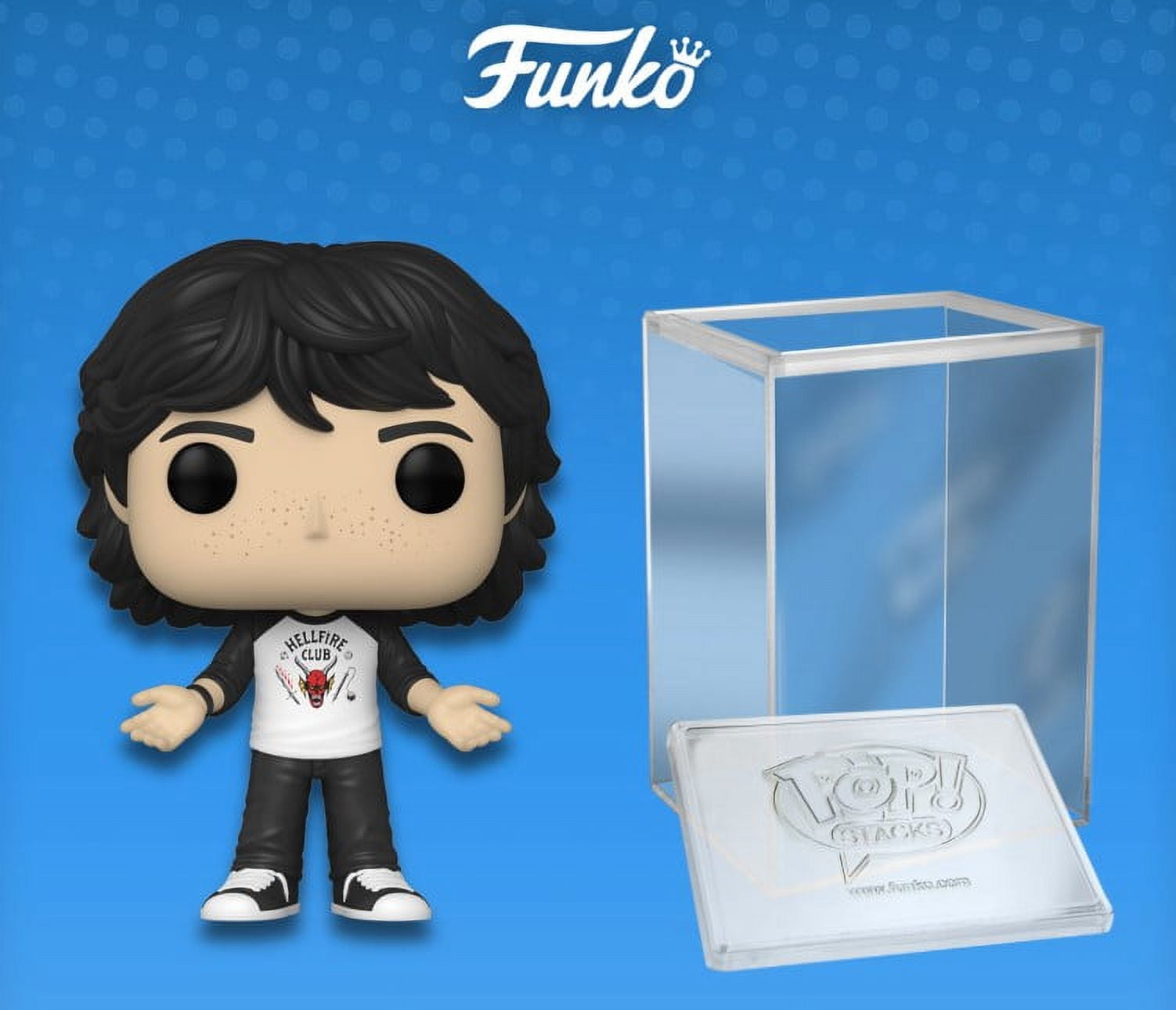  POP [Stranger Things - Mike Wheeler [Season 4] Funko Vinyl  Figure (Bundled with Compatible Box Protector Case), Multicolor, 3.75  inches : Toys & Games