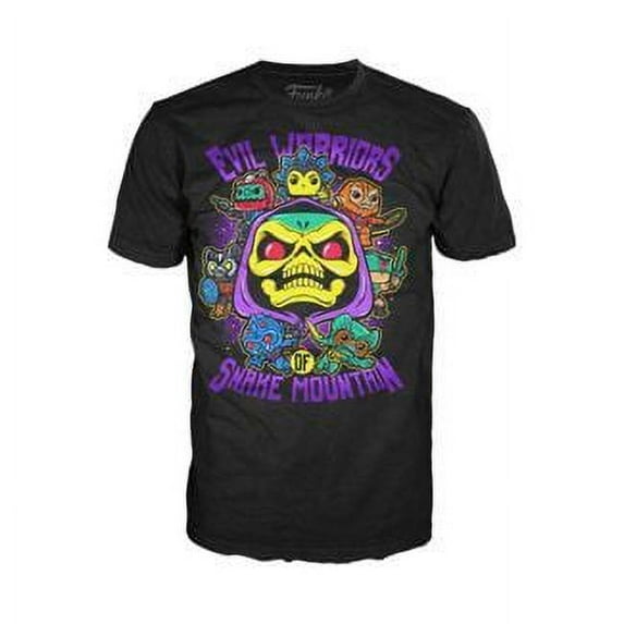 Funko POP! Tee MOTU Evil Warriors of Snake Mountain TargetCon Exclusive T-Shirt Size XL