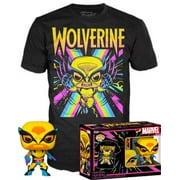 POP! Tees Marvel, Wolverine BL Figure & Tee Exclusive