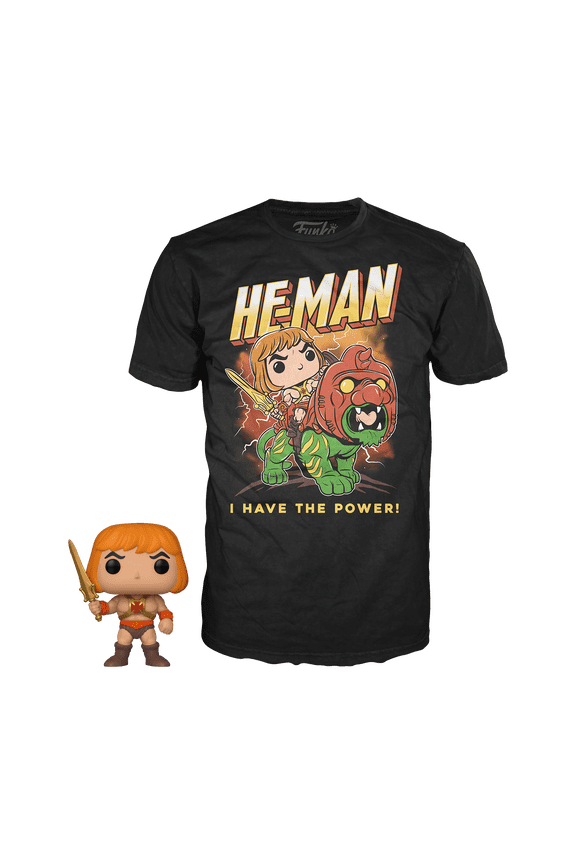 POP! & Tee: Masters of the Universe - He-Man (Glow) - Large - Walmart Exclusive