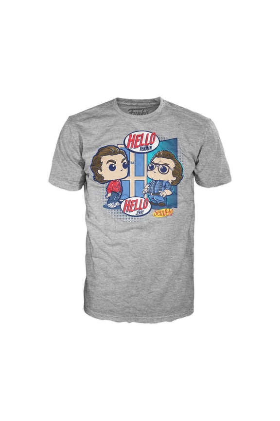 POP! Tee: Seinfeld - Jerry & Newman - Adult 2XL