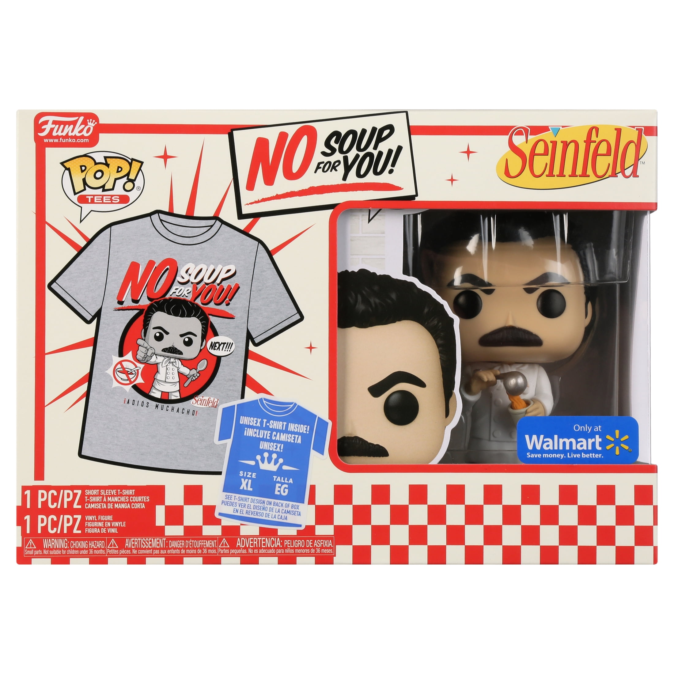 Funko POP! & Tee: Seinfeld - Yev Kassem (Soup Nazi) - XL 