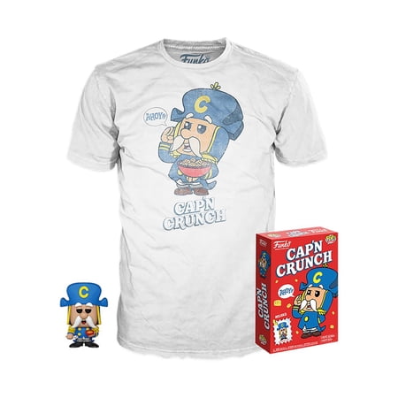 Funko POP! Tees Cap'n Crunch Pocket Pop! with Size XL T-Shirt Collectors Box