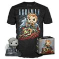 thumbnail image 1 of DC Funko POP! Heroes Aquaman Vinyl Figure & T-Shirt (X-Large), 1 of 1
