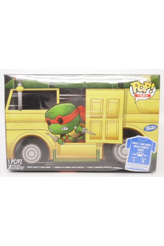 POP! Tees: TMNT Teenage Mutant Ninja Turtles Boxed Short Sleeve T-Shirt, L