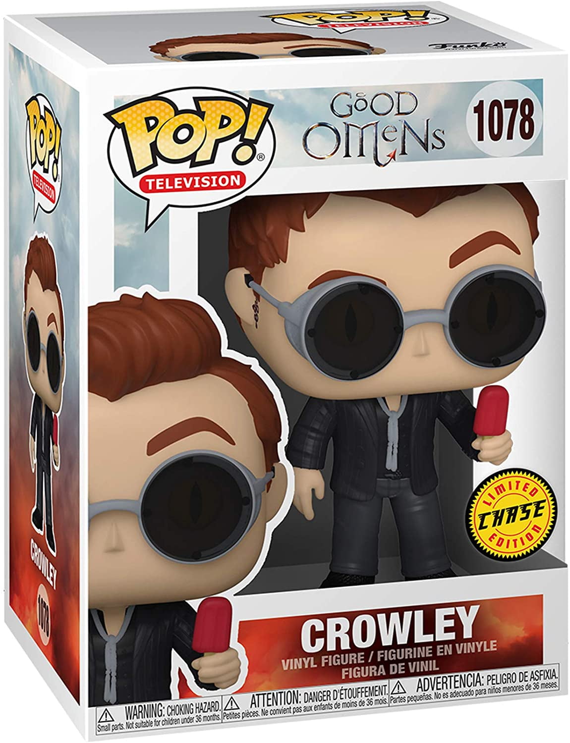 Funko POP! Good Omens CHASE Crowley #1078 TV Show Characters