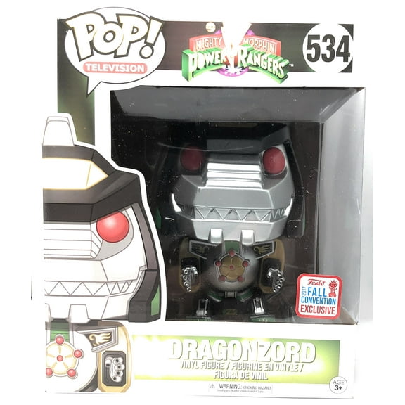 Funko POP! Television Mighty Morphin Power Rangers 6 Inch Dragonzord #534 Exclusive