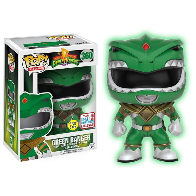 Funko POP Television: Power Rangers - Green Ranger Glow in the Dark - Fall Convention Exclusive