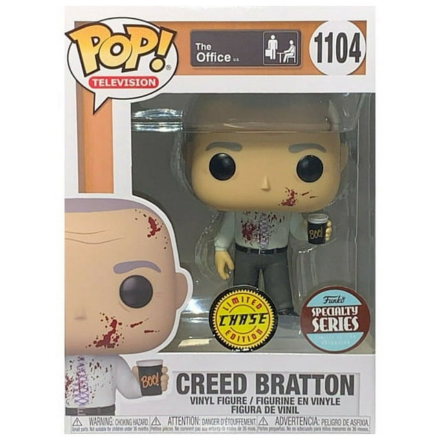 Funko POP! Television The Office CHASE Creed Bratton #1104 [Bloody] Specialty Series Exclusive