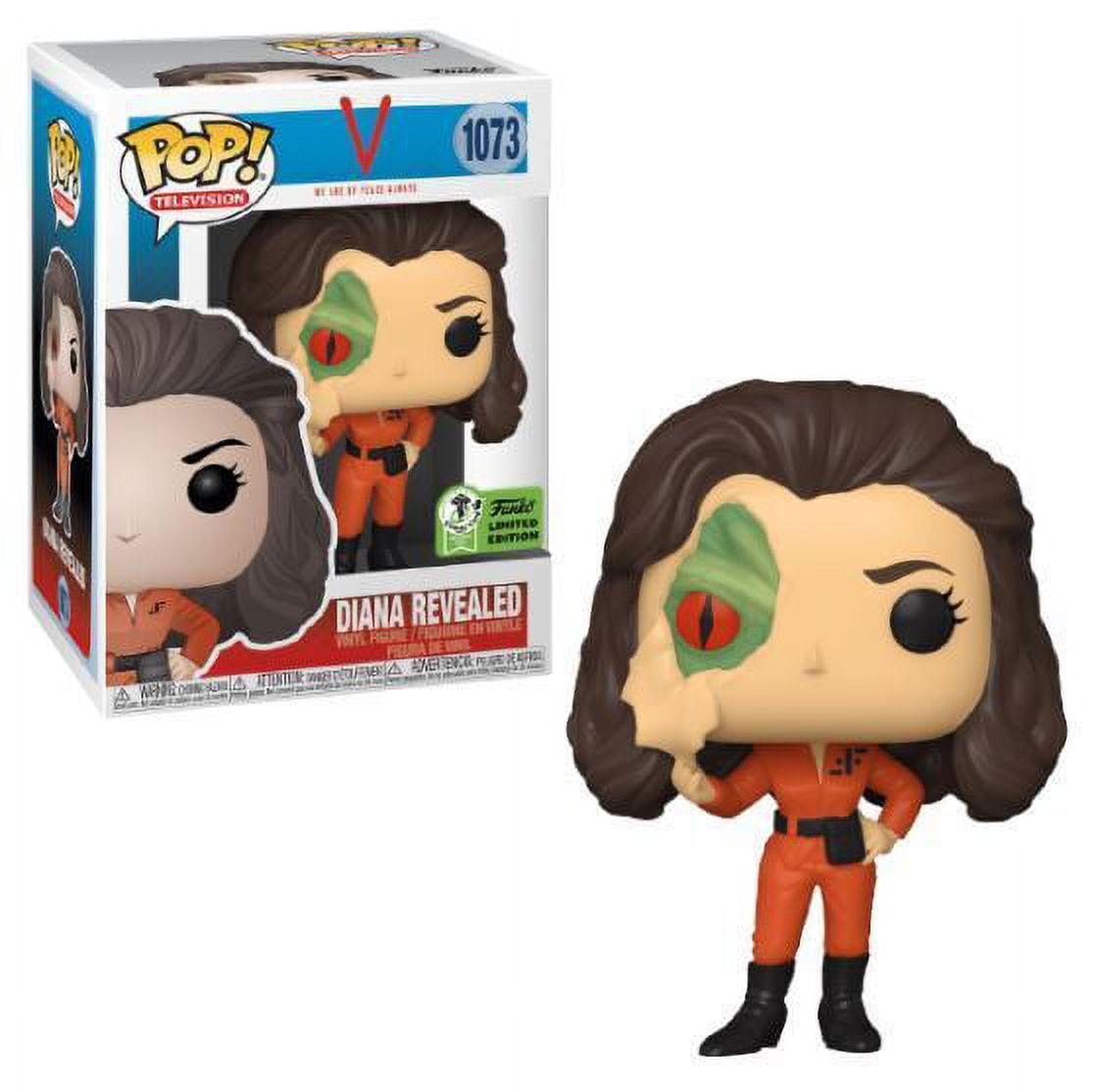 Funko POP! Television V Diana Revealed #1073 ECCC 2021 Limited Edition  Convention Sticker Exclusive - Walmart.com