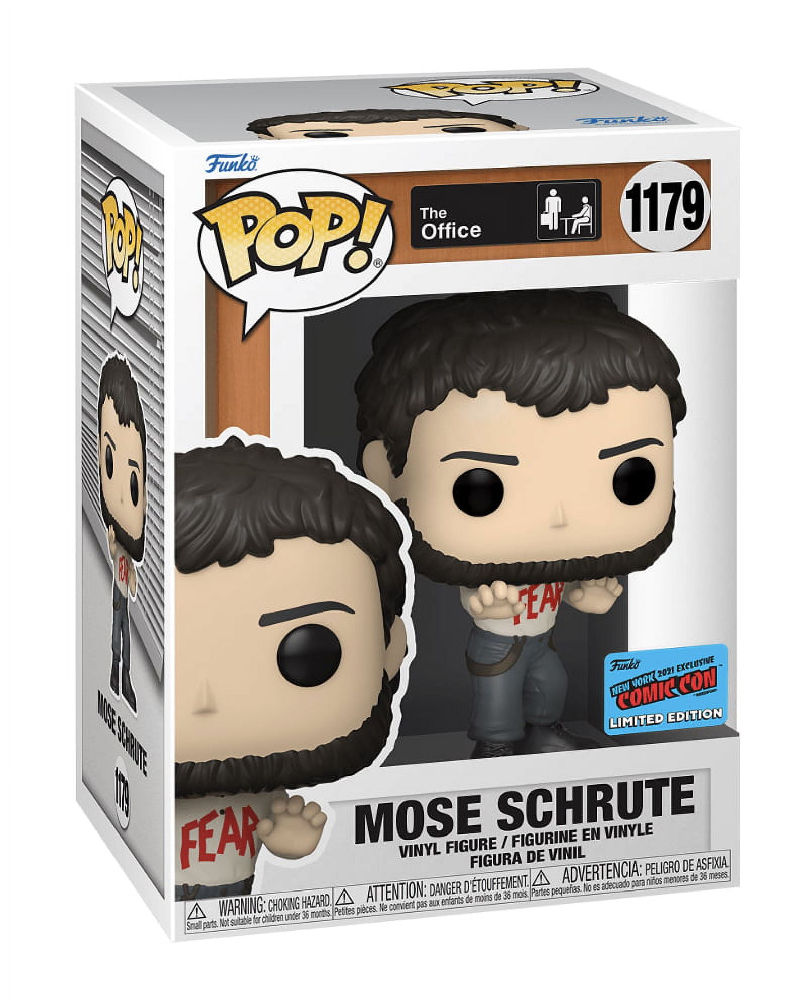 Funko POP! The Office Mose Schrute 1179 NYCC Limited Edition Sticker