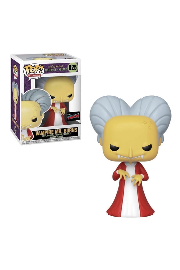 POP! The Simpsons Vampire Mr. Burns #825 NYCC 2019 Sticker Convention Exclusive