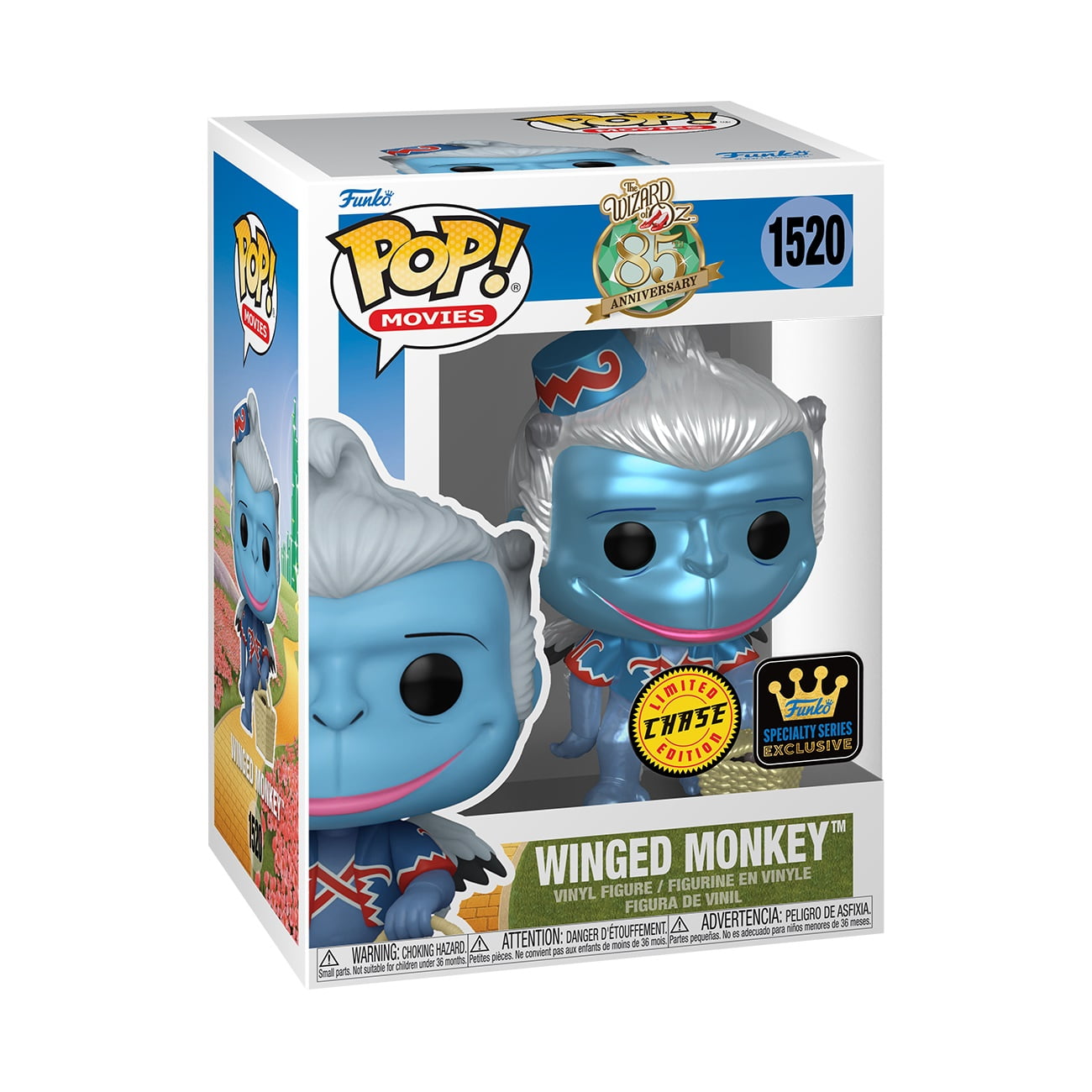 Winged Monkey Blue Vinyl Collectible Figure from The Wizard of Oz