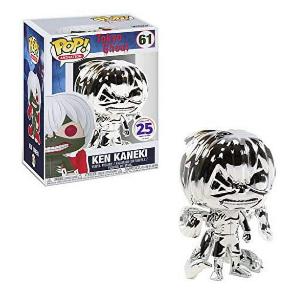 Funko POP Animation Tokyo Ghoul Ken Kaneki Silver Chrome 61 Vinyl Figure