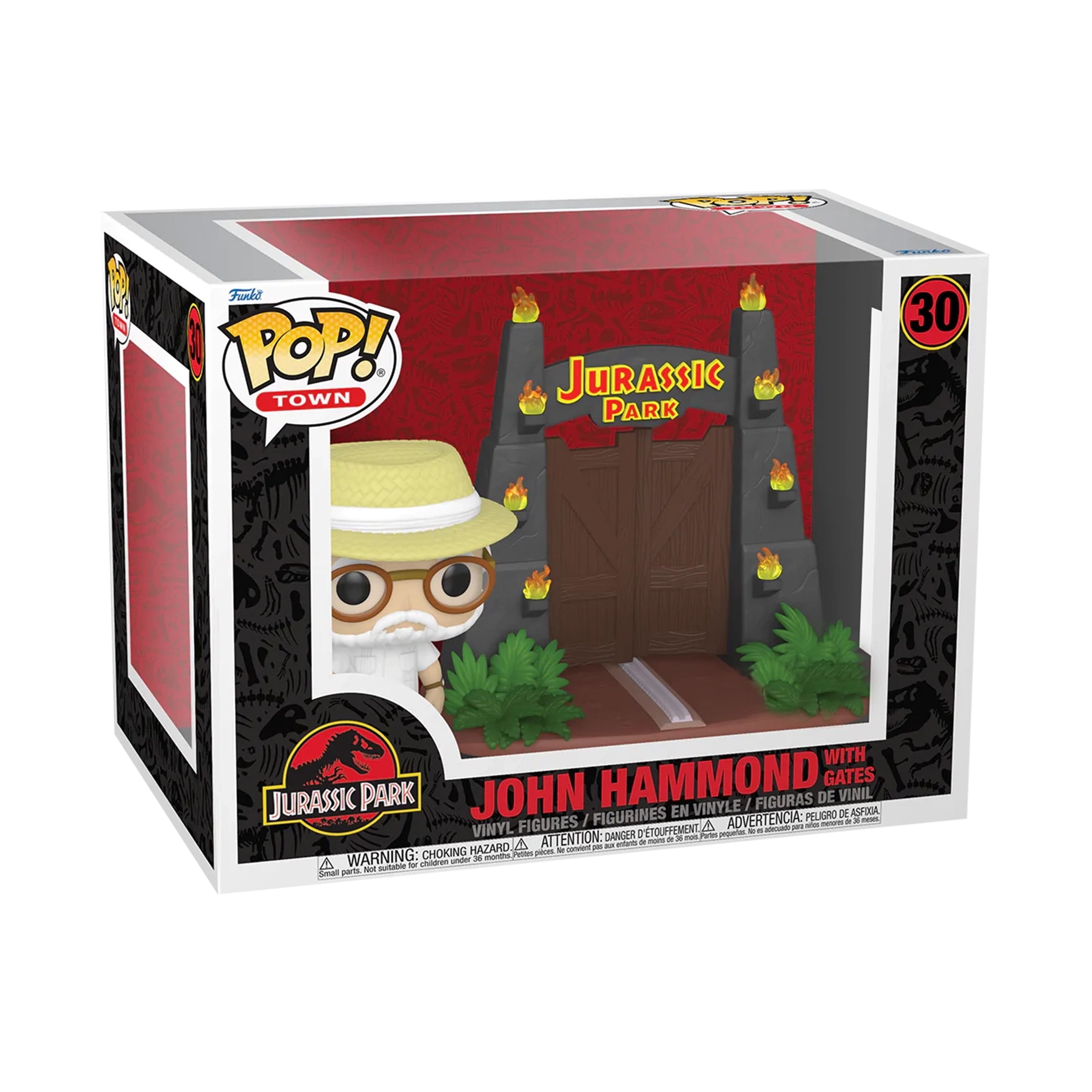 Funko POP! Town #30 Jurassic Park John Hammond with Gates