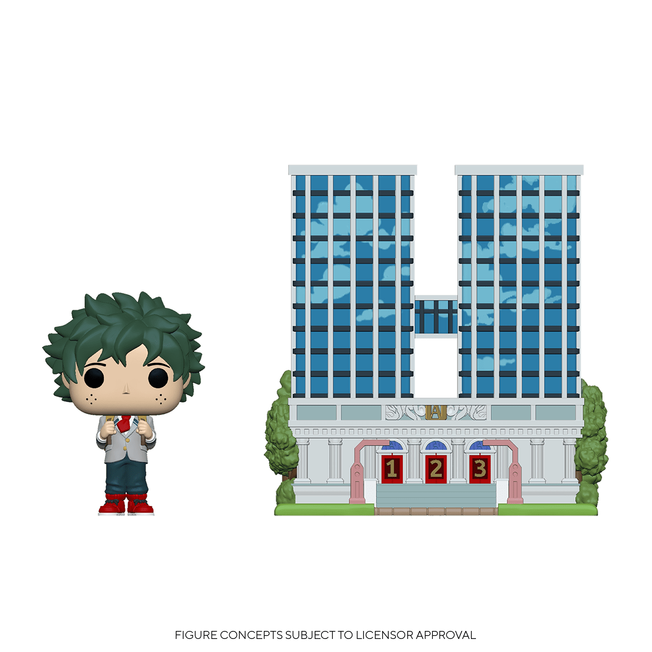 Funko POP! Town: MHA - U.A. High School with Deku in Uniform