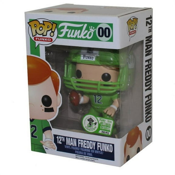 Funko POP! Vinyl Figure - 12th MAN FREDDY FUNKO #00 2016 Emerald City Comic Con Exclusive* 250 pcs with Hard Stack POP Protector