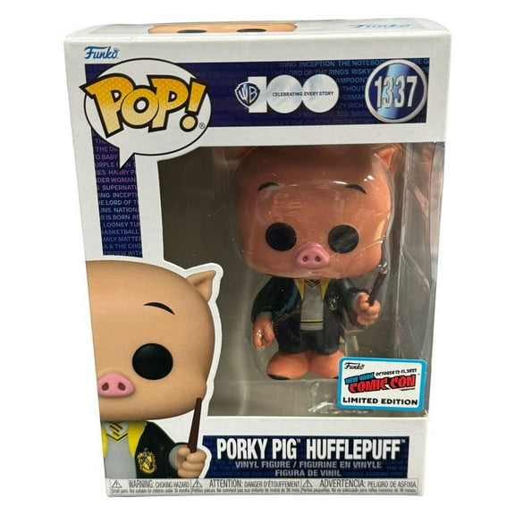 Funko POP! WB 100 Porky Pig Hufflepuff 1337