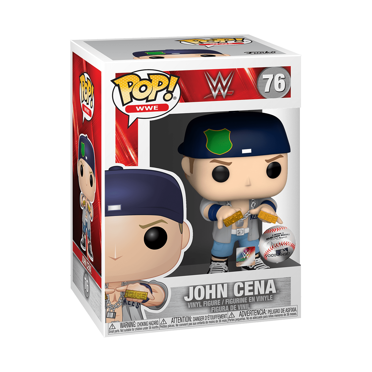 Funko POP! WWE Collectible Vinyl Figure, John Cena Dr. of Thuganomics, 3.75"