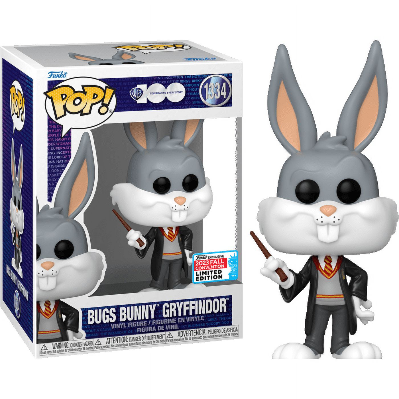 Funko POP! Warner Brothers Bugs Bunny Gryffindor Harry Potter NYCC w