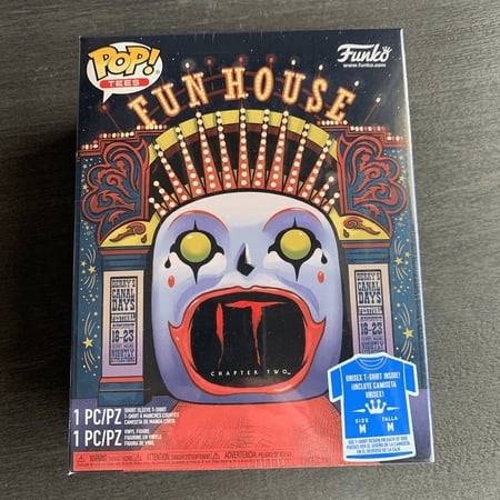 Funko POP! and Tee IT Movie 2 Pennywise Funhouse with Size Medium [M] T-Shirt Collectors Box Exclusive