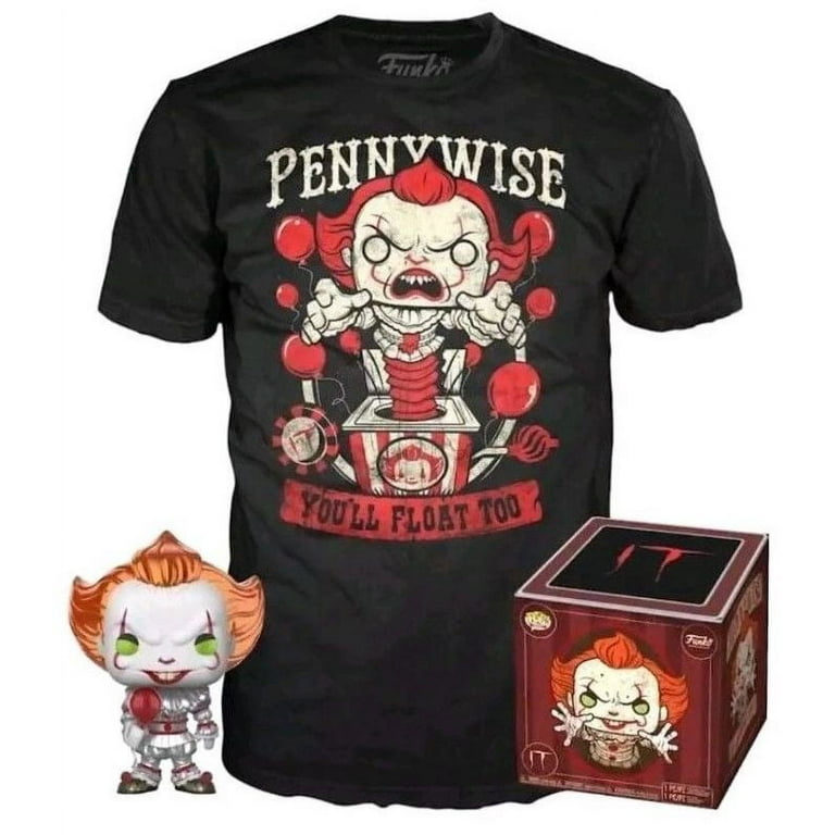 Funko POP! and Tee IT Pennywise [Metallic] with Size XL T