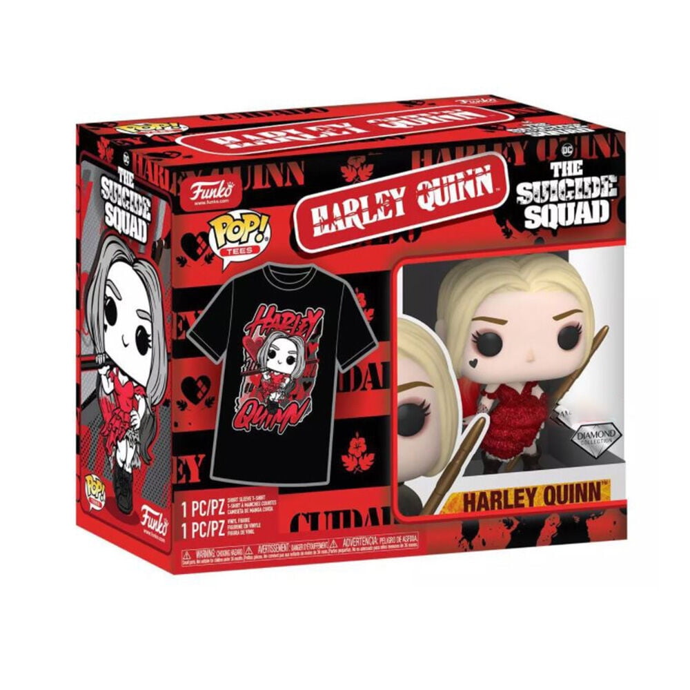 Funko POP! and Tee Suicide Squad Harley Quinn Diamond Collection with Size  Medium T-Shirt Collectors Box Exclusive - Walmart.com