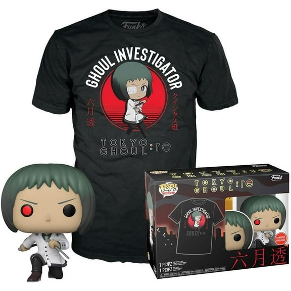 Funko POP! and Tee: Tokyo Ghoul:re Toru Mutsuki - Size Large -L-