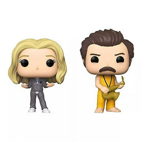 Funko Pop TV Parks and Recreation Leslie & Ron Locked In Vinyl Figure 2-Pack