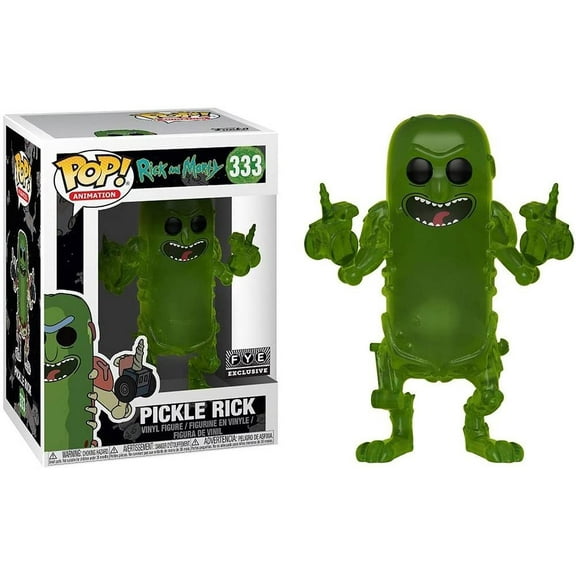 Funko Pickle Rick (f.y.e. Exclusive): Rick & Morty #333 POP. Animation Vinyl Figure