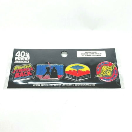 Funko Pins Star Wars 40th Anniversary Empire Strikes Back Pin Set LE 500 Exclusive