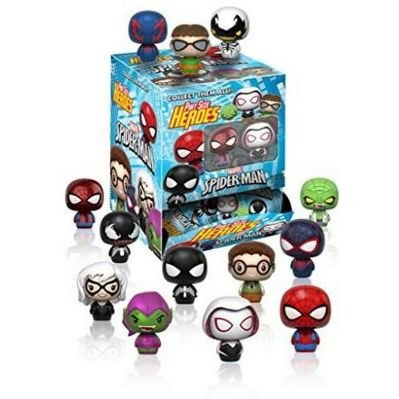 Funko Pint Size Heroes Marvel Spider-Man Blindbox Action Figure Set