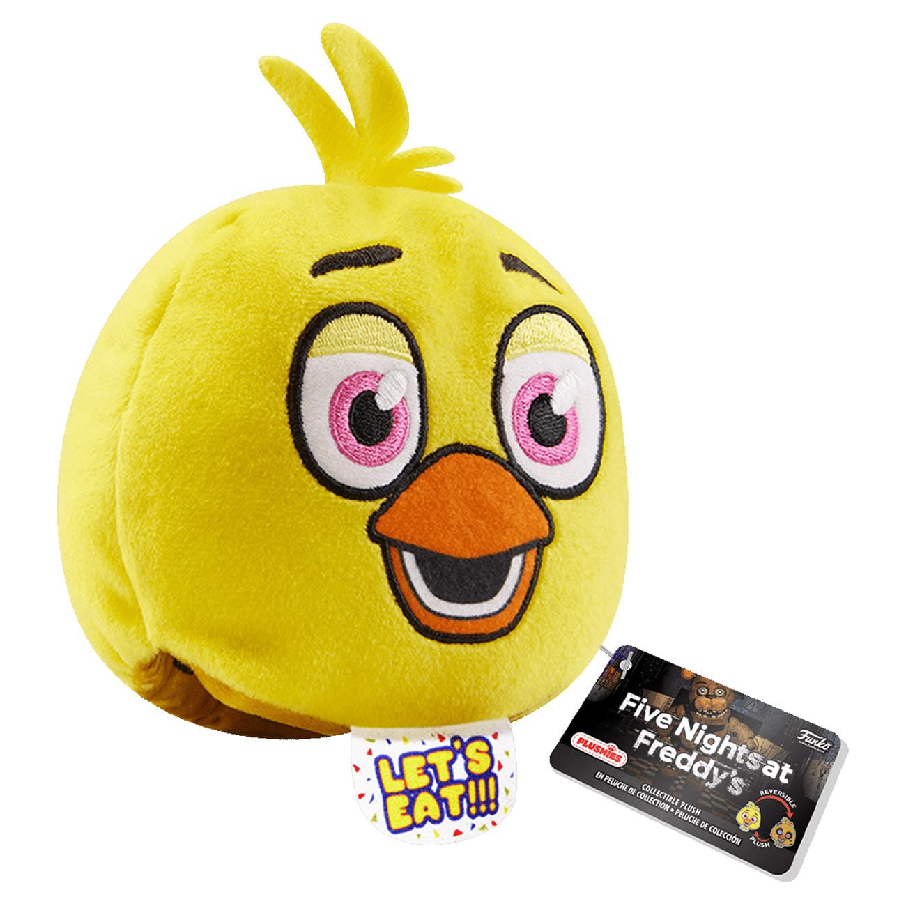 I recently bought this Toy Chica Funko FNaF plush from , and cross  referenced it on Funko's Site and it seems legitimate but what do you guys  think? Is it legitimate or