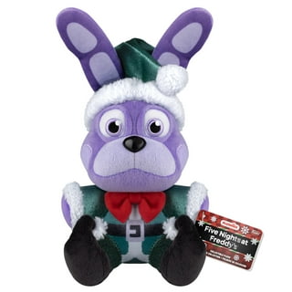 Milenzom Nightmare Bonnie Plush 8 Inch, 5 Nights at Freddy's Plush Toys,  FNAF plushies for Boy Girl Christmas Halloween Birthday Gift (Purple Bonnie