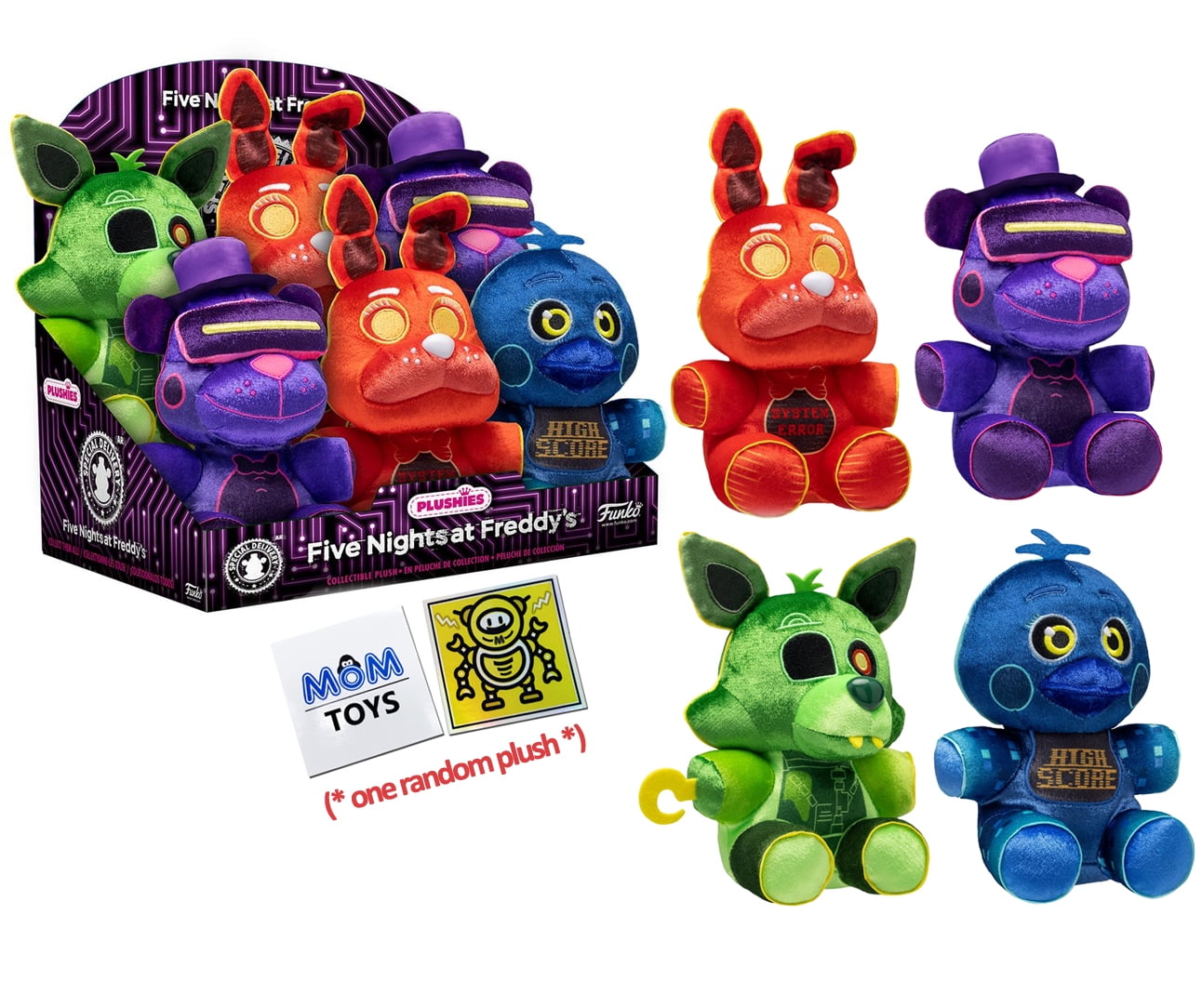 Funko Five Nights at Freddy's Collectible Neon Plush (Styles May