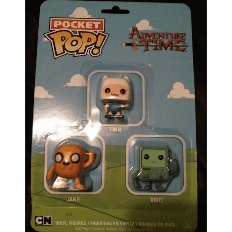 Funko Pocket POP! Adventure Time Finn Jake BMO Vinyl Figure 3 Pack