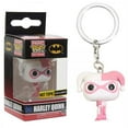 thumbnail image 1 of Funko Pocket Pop! Keychain: DC Comics - HARLEY QUINN (Pink & White) Hot Topic Exclusive, 1 of 1