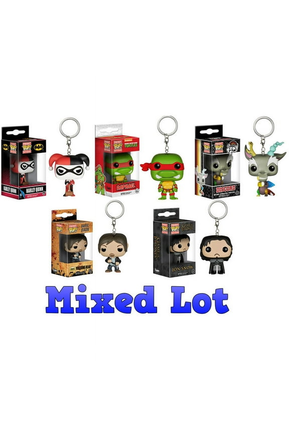 Pocket POP! Keychains - Bulk Mixed Lot of 5 (All Different)