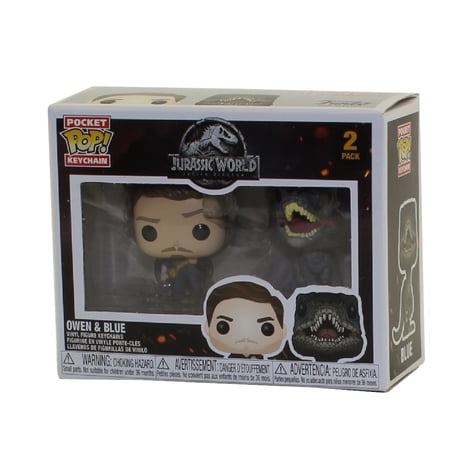 Funko Pocket POP! Keychains - Jurassic World: Fallen Kingdom - 2-PACK (Owen & Blue)