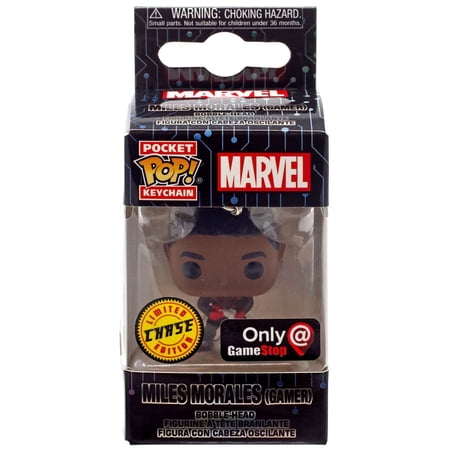 Funko Pocket POP! Marvel Miles Morales Keychain (Gamer, Chase)