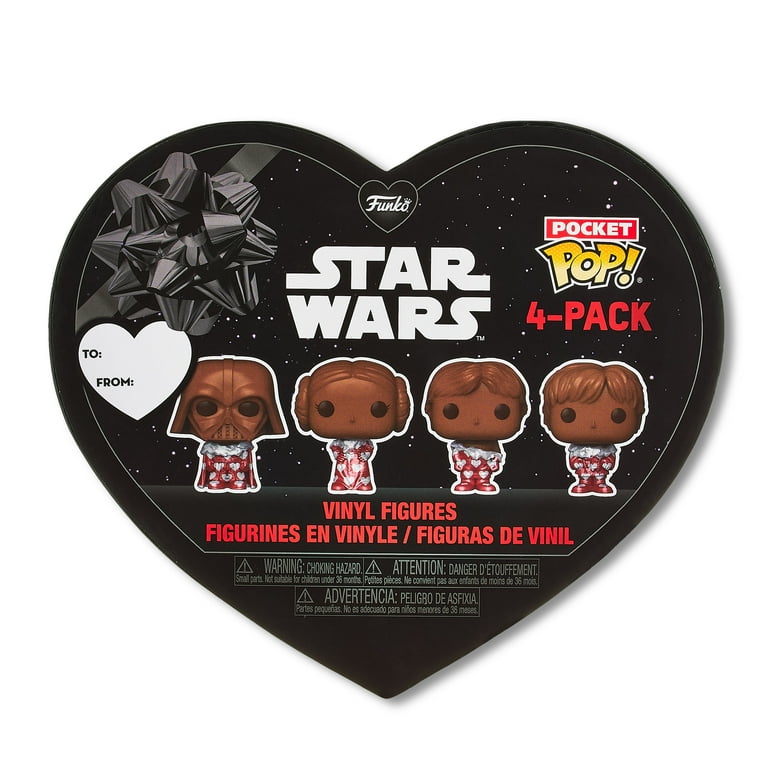 Funko Star Wars Valentine's Pop! Box: 4-Pack Pocket POP Vinyl