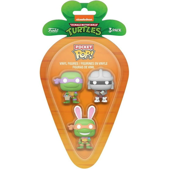 Funko Pocket POP! Teenage Mutant Ninja Turtles Vinyl Mini Figure 3-Pack (Easter 2024)