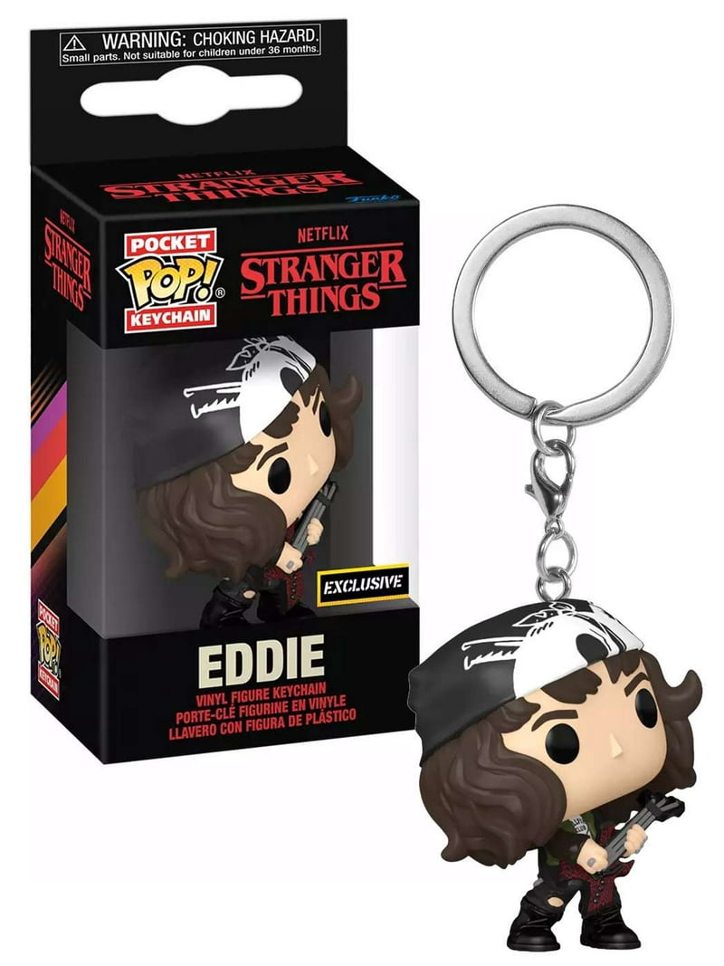 1 Pcs Pocket Pop! S-tranger T-hings Eddie Keychain Exclusive