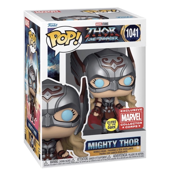 Funko Pop 1041 Mighty Thor Glows in the Dark Marvel Collector Corps Exclusive Vinyl Figure
