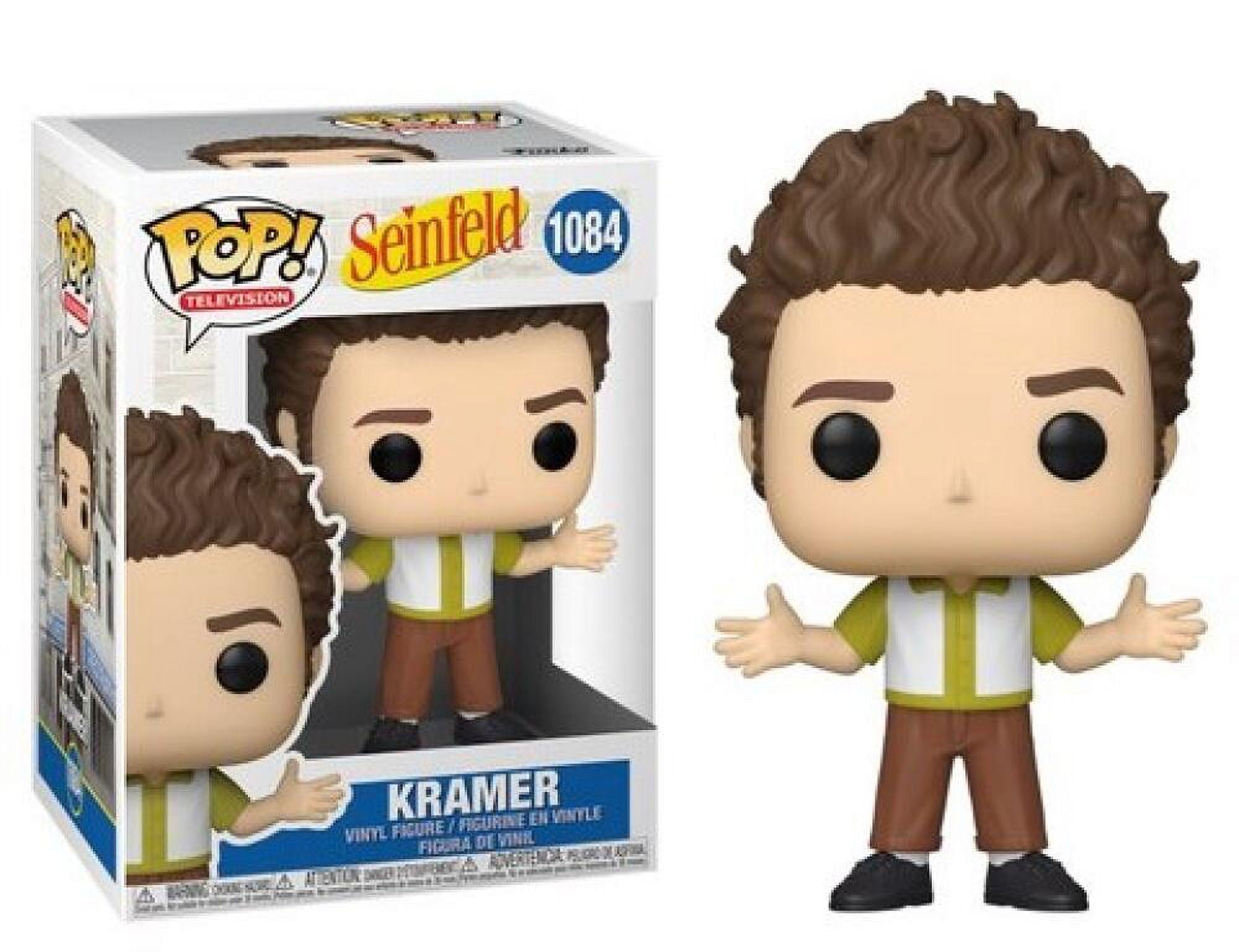Funko Pop! TV: Seinfeld - Cosmo Kramer (Vinyl Figure #1084) Con Protettore Acrilico EcoTek Per Collezionisti