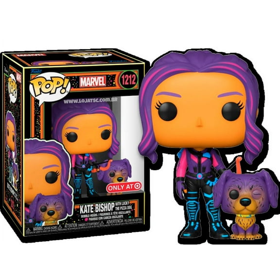 Funko Pop - 1212 Marvel - Kate Bishop with Dog - Vinyl Figure *Target Excl.