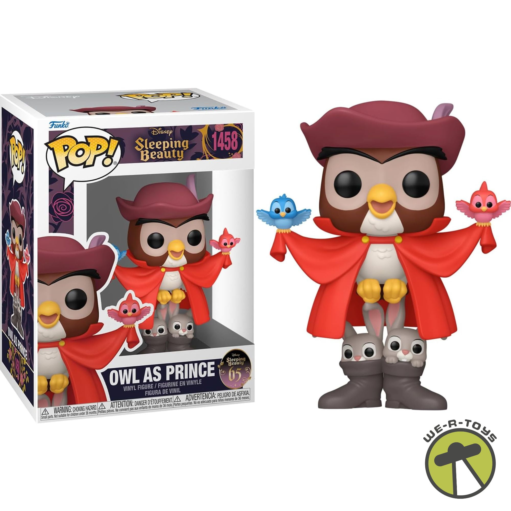 Funko Pop! 1458 Disney Sleeping Beauty 65th Anniversary - Owl as Prince ...