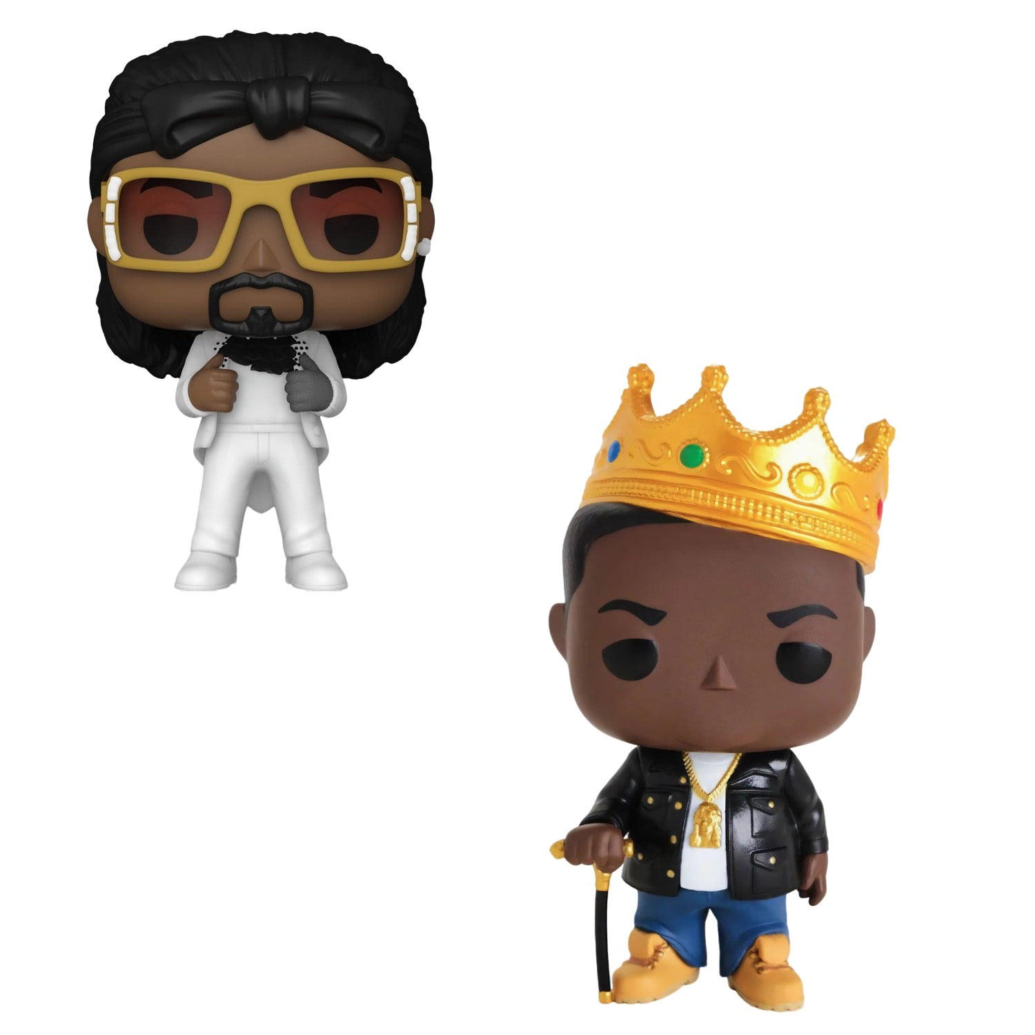 Funko Pop! 2 Pack Snoop Dogg #391 & Notorious B.I.G. with Crown